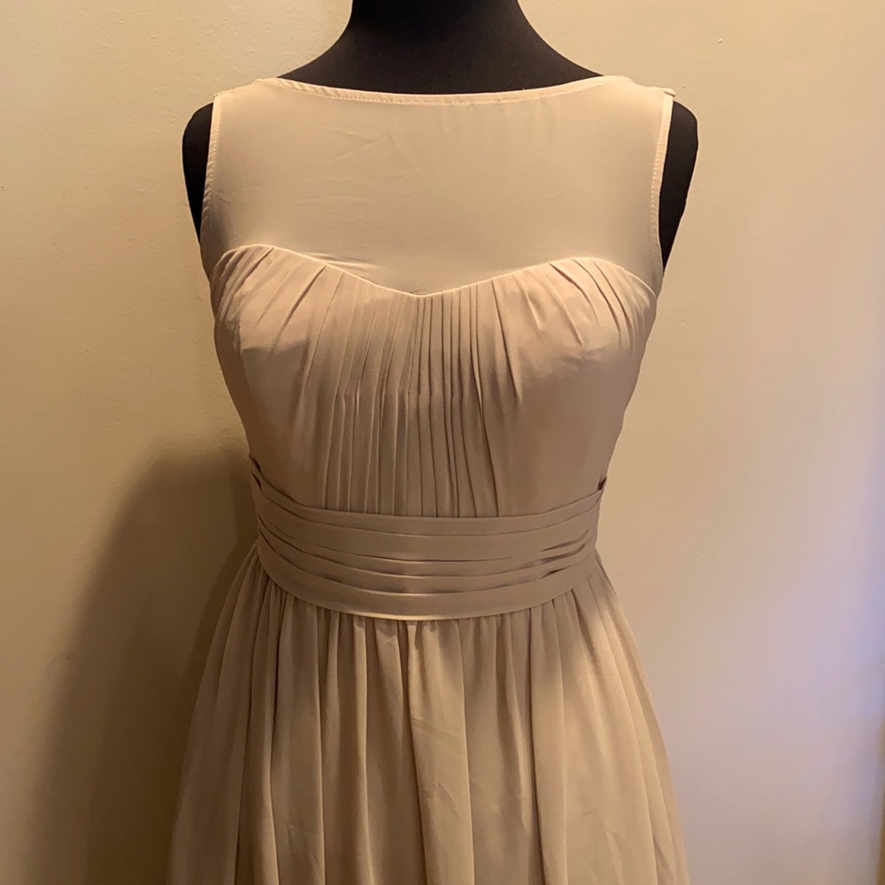 Bill Levkoff cashmere bridesmaid dress